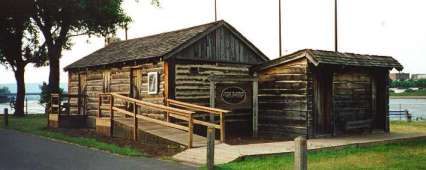 Log Cabin on City Island, Harrisburg, PA